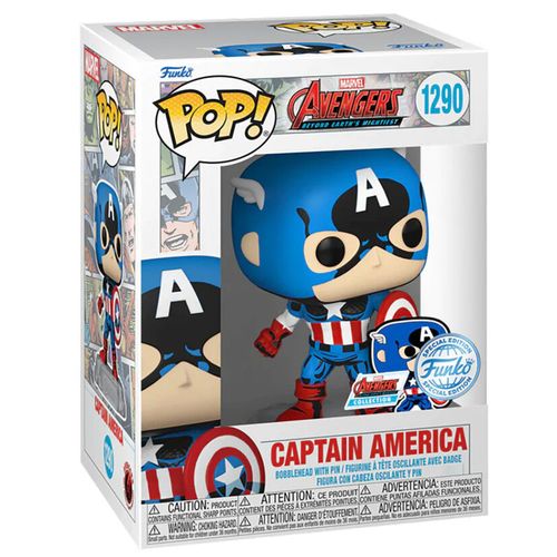 Funko POP figura Marvel Avengers Kapetan Amerika Ekskluzivno slika 1