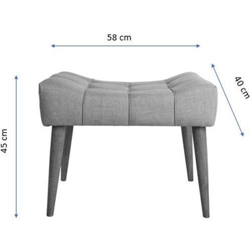 Atelier Del Sofa Tabure, New Cool - Saxe Blue slika 4