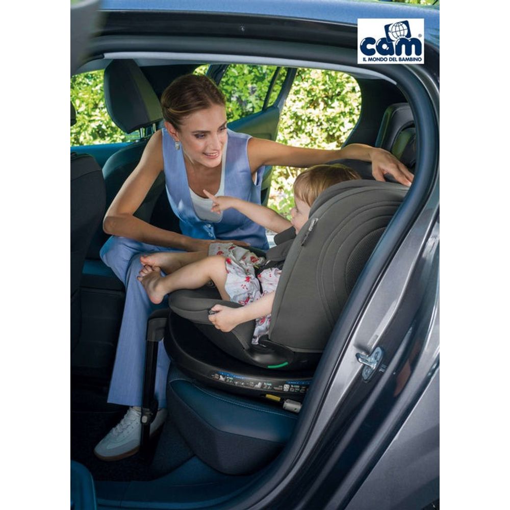 CAM Autosjedalica Royal i-Size 40-150cm Isofix, Black 179 slika 6