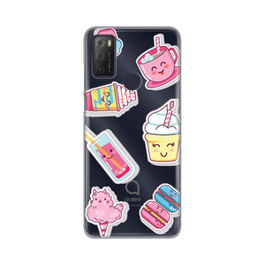 Torbica Silikonska Print Skin za Alcatel 1S 2021/3L 2021/A1 Alpha 21 Ice cream