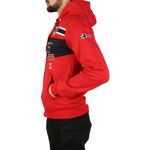 Geographical Norway Garadock muški hoodie/dukserica red slika 4