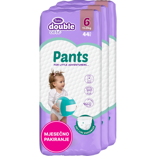 Violeta Double Care Pants Mjesečno Pakiranje 3 Pack XXL slika 3
