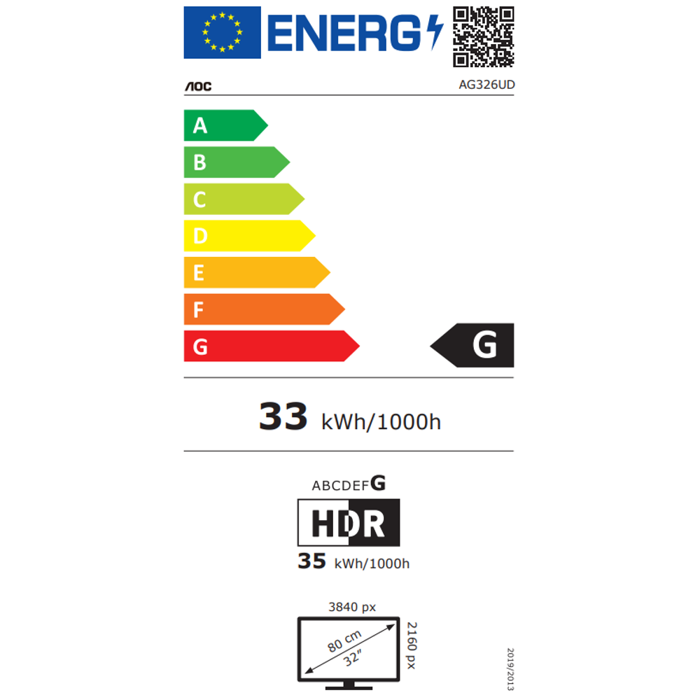 AGON AG326UD, 31,5", OLED, 2XHDMI, 2xDP, 4K, 165Hz AG326UD slika 2