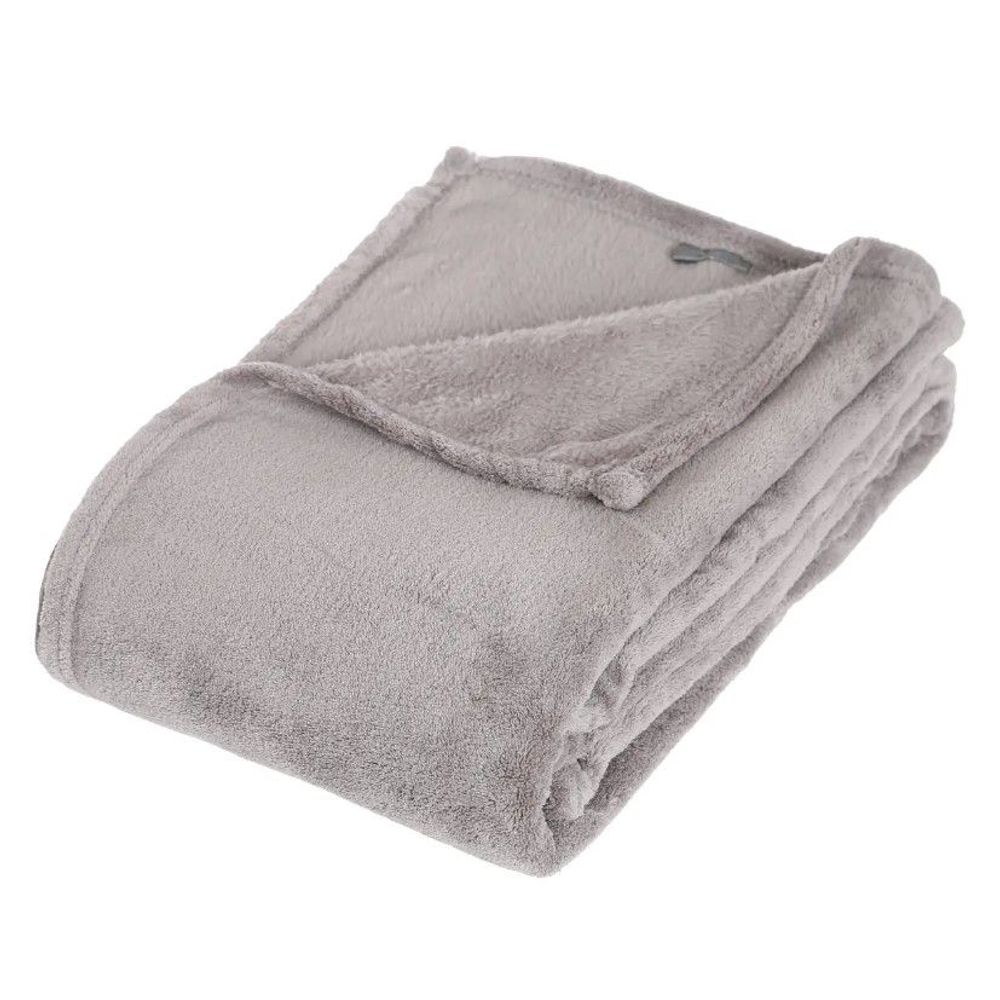 ATMOSPHERA deka mikrofiber - siva - 130x180 cm slika 1