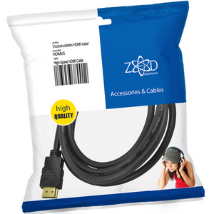 ZED electronic HDMI kabel, 5.0 met, ver. 1.4 - HDMI/5