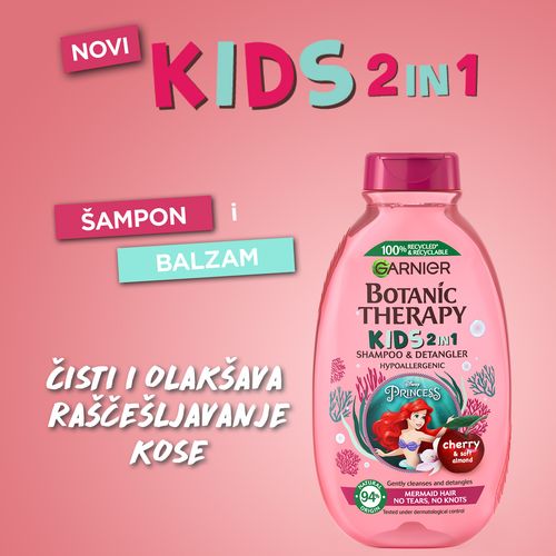 Garnier Botanic Therapy Kids Cherry 2u1 dečIji šampon i balzam 250ml slika 4