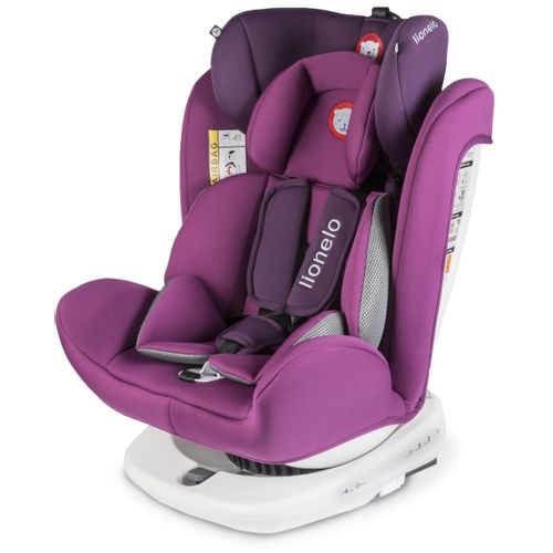 Lionelo autosjedalica Bastiaan, 360st ISOFIX, 0-36Kg, ljubičasta slika 3