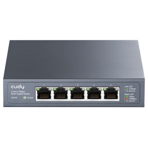 CUDY HS105 5-Port 2.5G Desktop Metal Switch slika 3