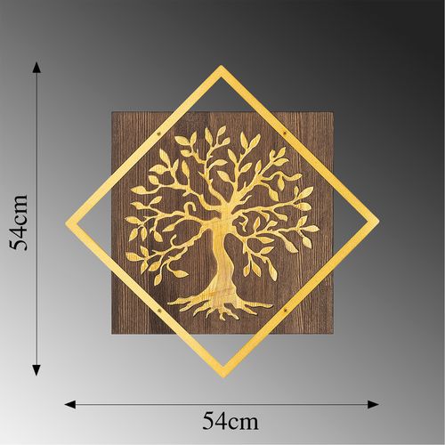 Tree v2 - Gold Walnut
Gold Decorative Wooden Wall Accessory slika 6