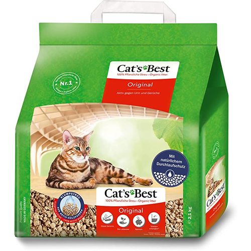 Cat's Best Oko Plus (Original) 10 l (4,3 kg), posip za mačke slika 1