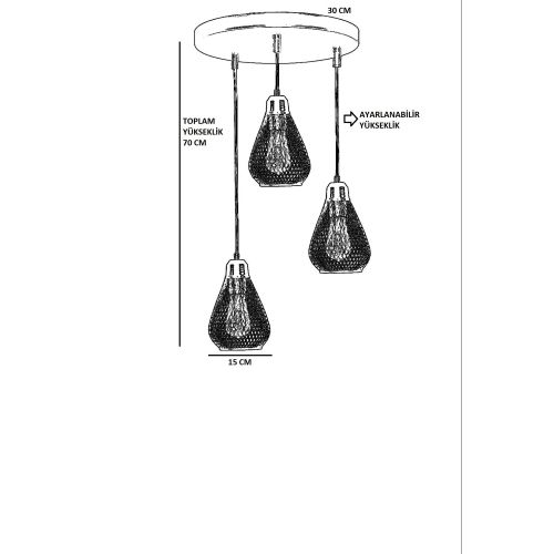 Opviq Luster Armut 8717-3 slika 3