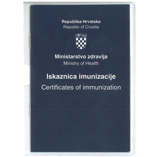 III-6-87/A ISKAZNICE IMUNIZACIJE (Obrazac 5); Knjižica 12 stranica + PVC ovitak, 9,5 x 14 cm slika 2