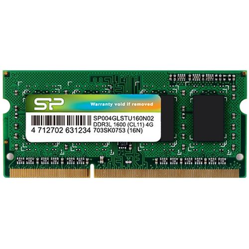 Silicon Power SP004GLSTU160N02 DDR3L 4GB SO-DIMM 1600MHz 512Mx8 CL11 1.35V slika 1