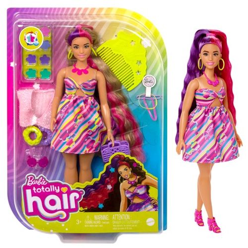Barbie lutka Totally Hair smeđa slika 5