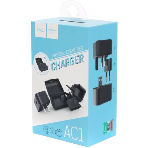 hoco. Punjač kućni, univerzalni, EU/UK/US/AU, 1 x USB, 3 A - AC1 Universal Charger slika 6