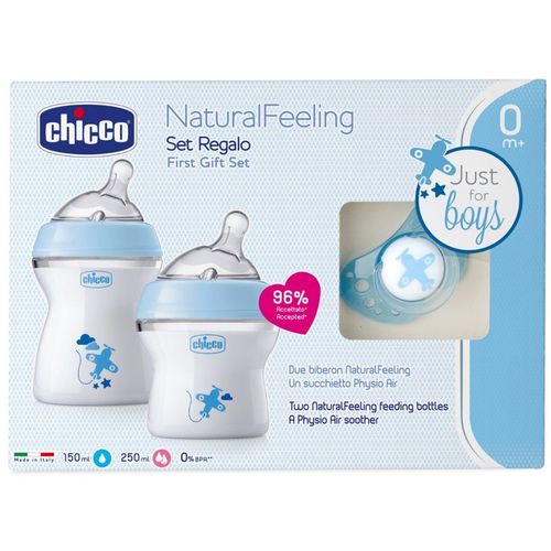 Chicco poklon set Naturalfeeling za dečake slika 1