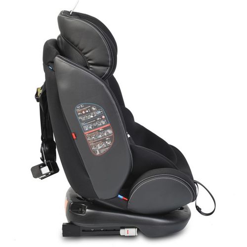 Cangaroo Rotirajuća Auto-sjedalica Pilot 0-36kg Isofix, Black slika 8