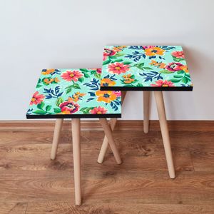 Nesting stolovi 2Shp196 - (2 komada) - boje: više boja