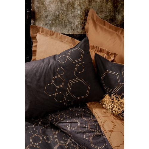 Dawn - Copper Copper
Black Ranforce Single Quilt Cover Set slika 2