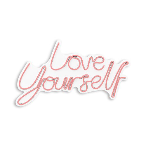 Wallity Zidna LED dekoracija, Love Yourself - Pink slika 1