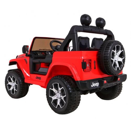 Licencirani auto na akumulator Jeep Wrangler Rubicon 4x4 - crveni slika 4