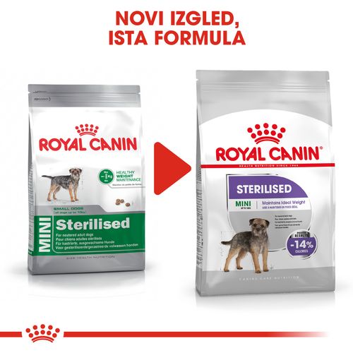 ROYAL CANIN CCN Mini Sterilised, potpuna hrana za pse - Za kastrirane/sterilizirane odrasle pse malih pasmina (od 1 do 10 kg) - Stariji od 10 mjeseci - Psi skloni prekomjernoj tjelesnoj težini, 3 kg slika 2