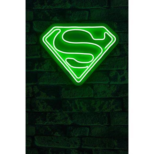 Wallity Ukrasna plastična LED rasvjeta, Superman - Green slika 10