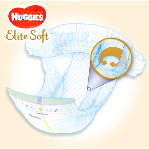 Huggies pelene  EliteSoft  Mega pakovanje slika 6