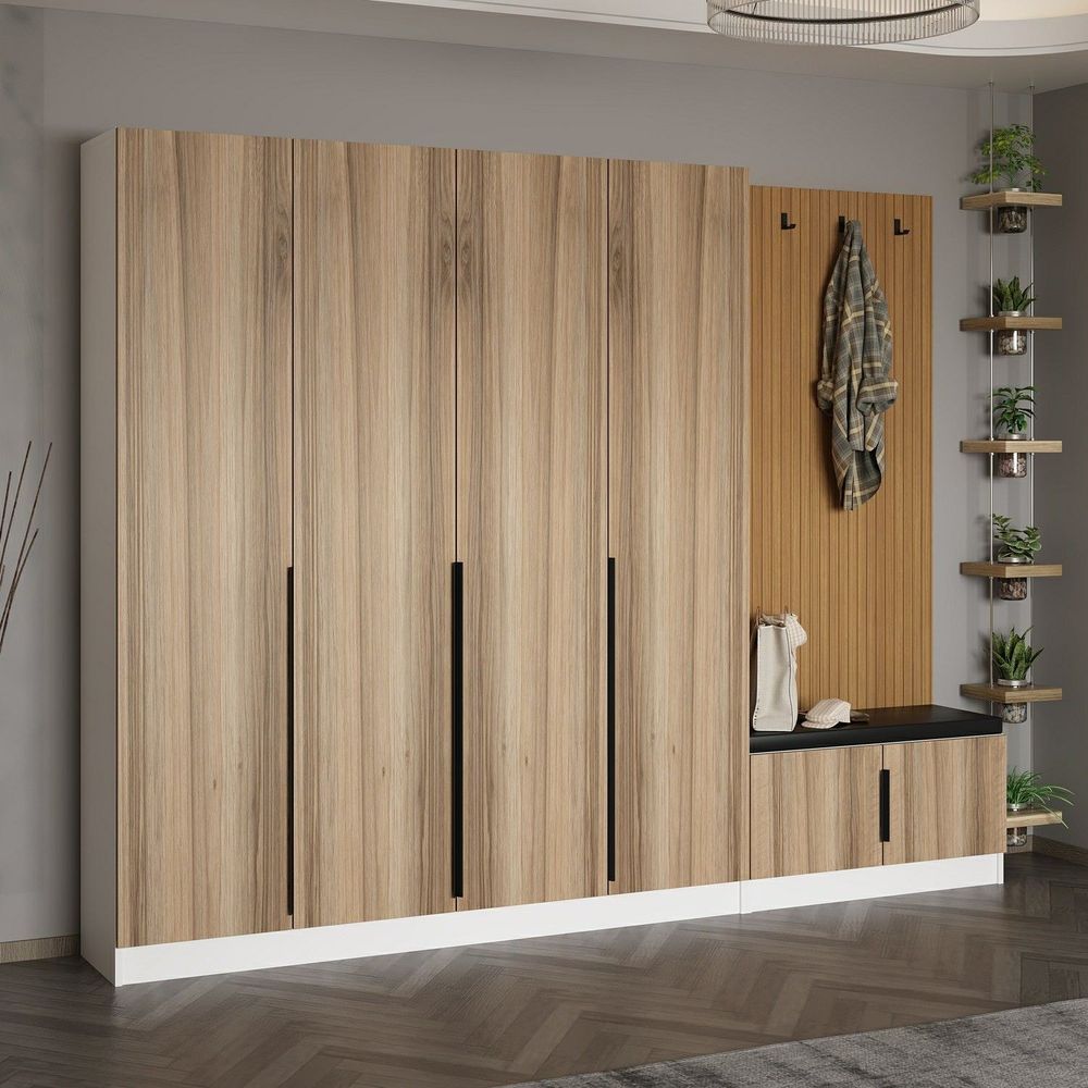 Hall Stand Noah - 8315 u boji orah slika 2