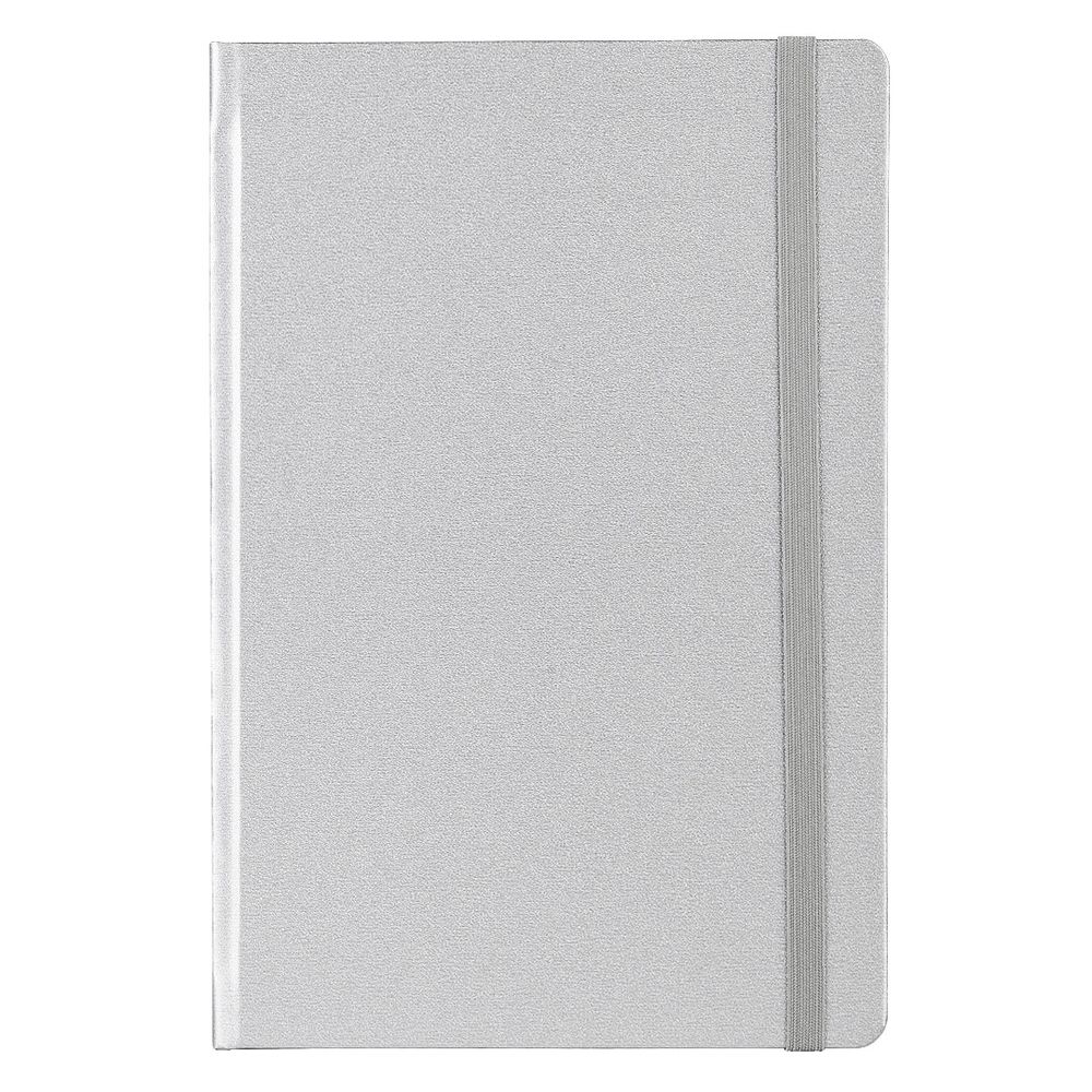 TOTO MAXI, B5 notes sa elastičnom trakom,srebrni slika 1
