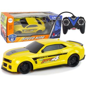 Auto na daljinsko upravljanje R/C Sports Car 1:24  Speed King - žuti