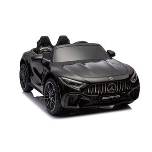 Licencirani auto na akumulator Mercedes AMG SL63  - crni/lakirani