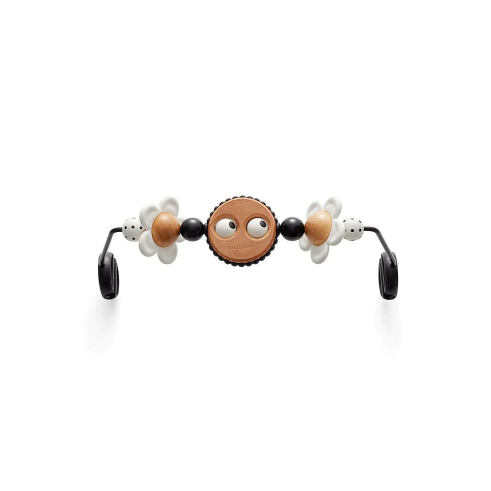 Babybjörn Drvena igračka za ležaljku Bouncer Toy Google Eyes, Black/White slika 1