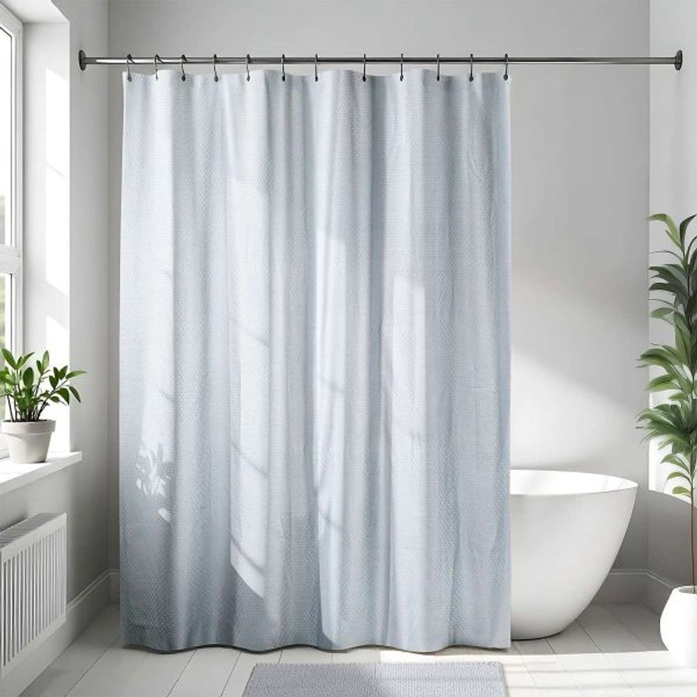 Tendance zavjesa za kadu 18x200 cm mikrofiber, svijetlo siva slika 1