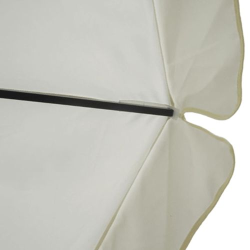 Aluminijski kišobran s prijenosnim temeljem bijeli slika 44