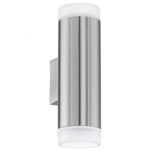 Eglo Riga-led  spoljna zidna lampa/2, gu10 led, 2x2,5w, inox 