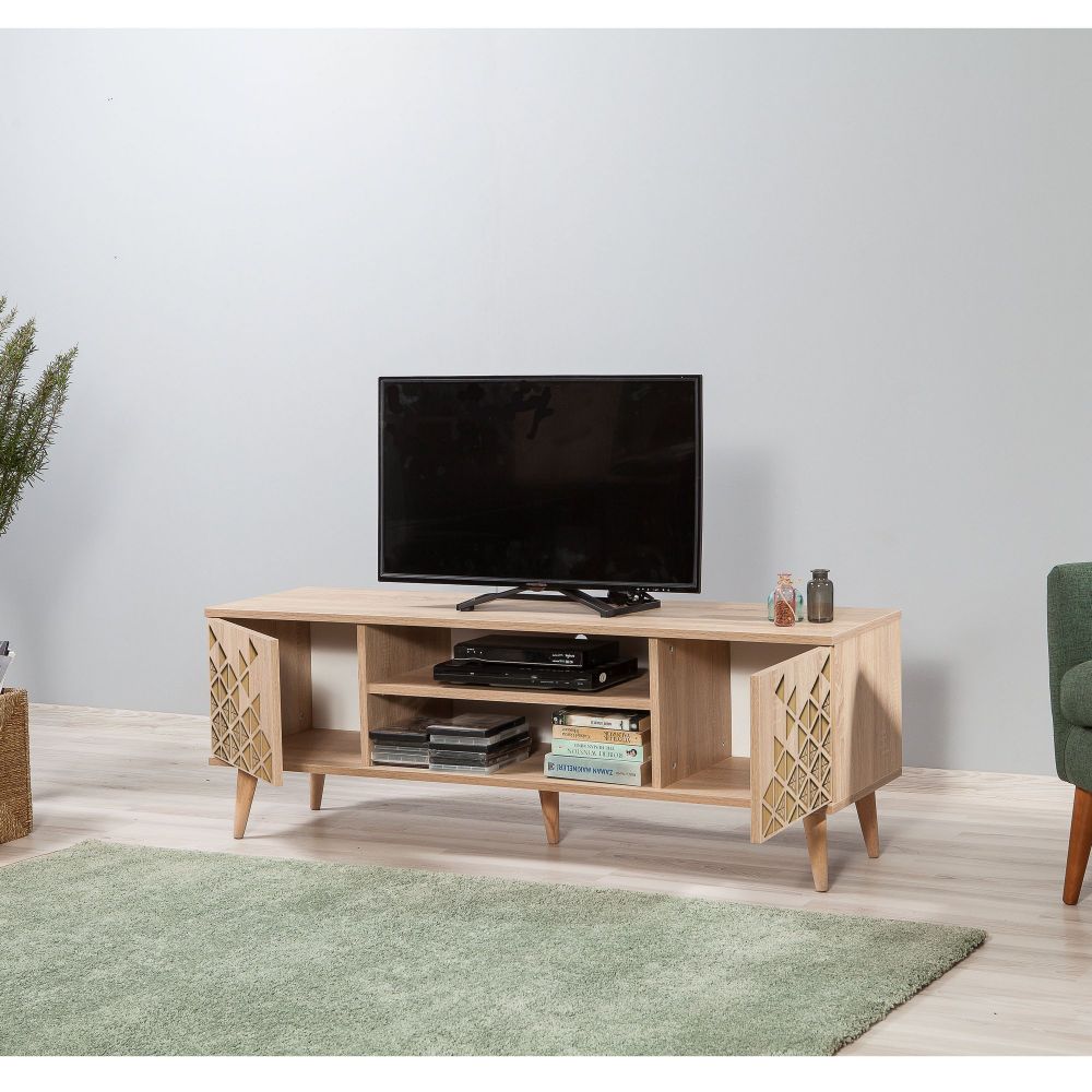 TV Stalak Truva - 120, boje sonoma hrasta slika 5