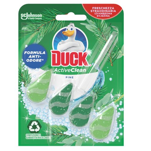 Duck svježivač za WC školjku Active Clean miris Pine slika 1