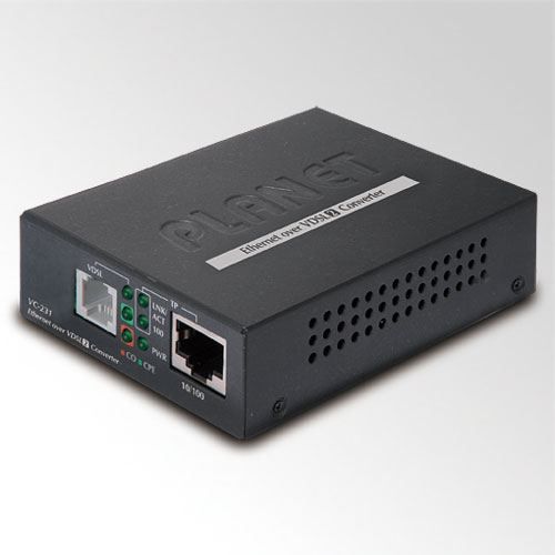 Planet 10 100 Mbps Ethernet to VDSL2 Converter - 30a profile slika 1