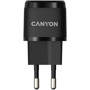 Canyon CNE-CHA20B05 brzi univerzalni zidni punjač 1xUSB-C, 20W, PD, crni