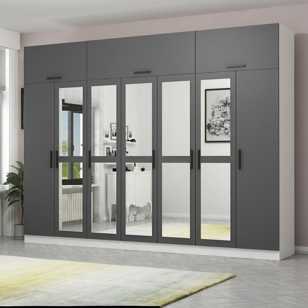 Kale - 5257 Anthracite Bijela Garderober slika 1