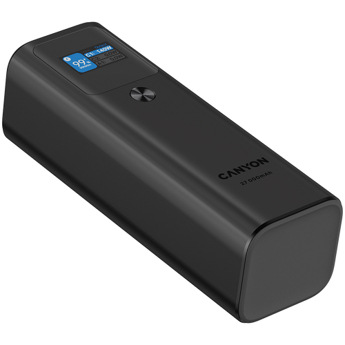 CANYON PB-2010 Power Bank - 27000mAh, 140W, Tamno Siva slika 5