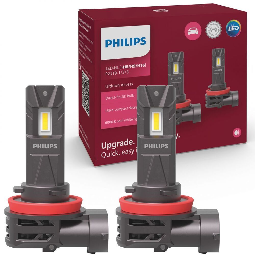 SIJALICE PHILIPS LED 12V H8/H9/H11/H16 6500K slika 1