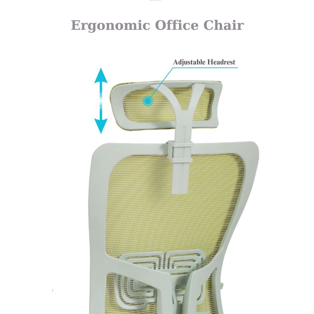 Office chair Lumbar 126 - Green colour slika 8
