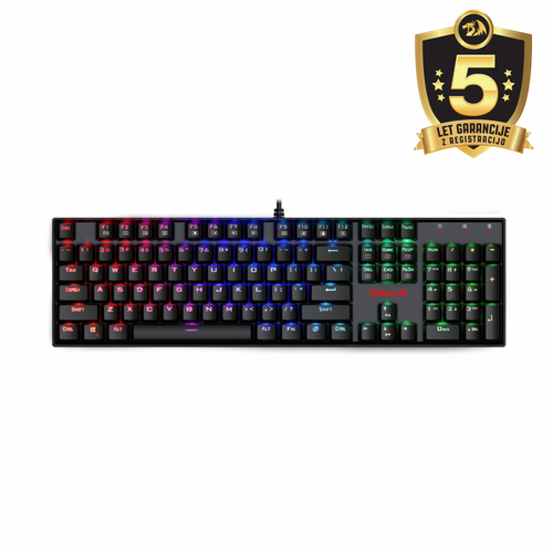 KEYBOARD - REDRAGON APAS K535-KB RGB WIRED MECHANICAL BLUE SWITCH slika 1