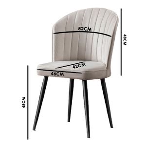 Woody Fashion Set stolica (2 komada), Rubi - Black