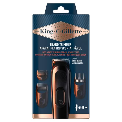 King C. Gillette trimer za bradu Crni slika 1