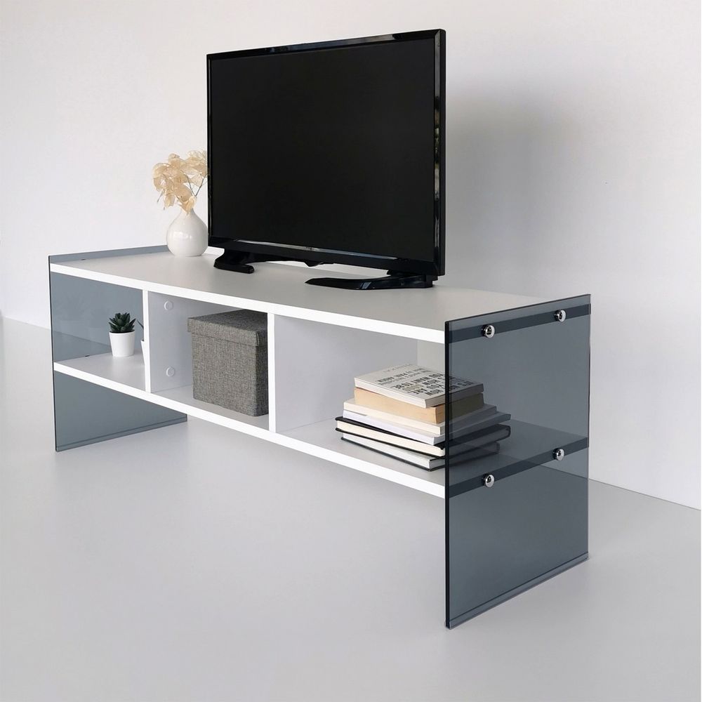 TV Stalak TV401 Bijeli slika 3