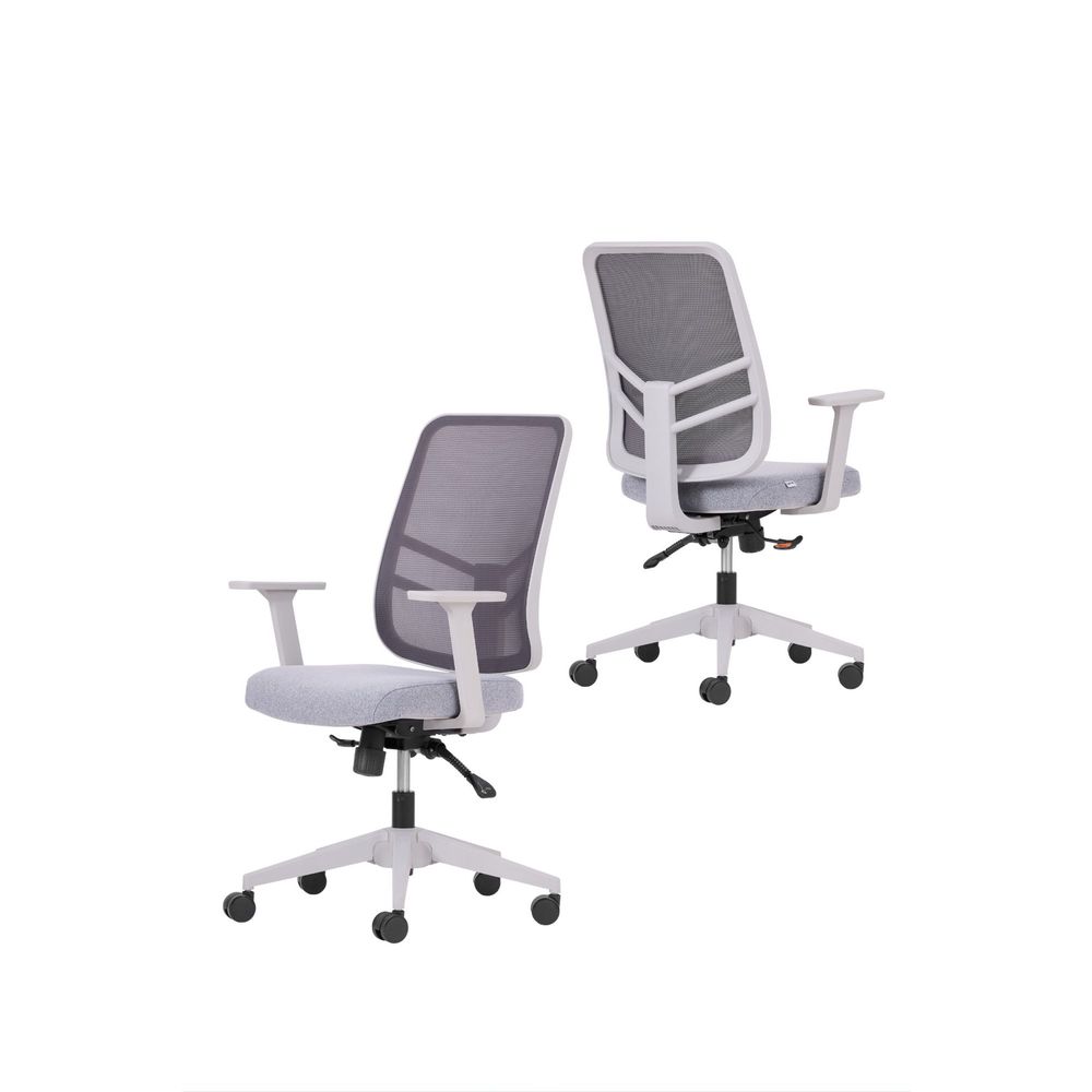 Set kancelarijskih stolica Leto 108 - Siva (2 komada) slika 2