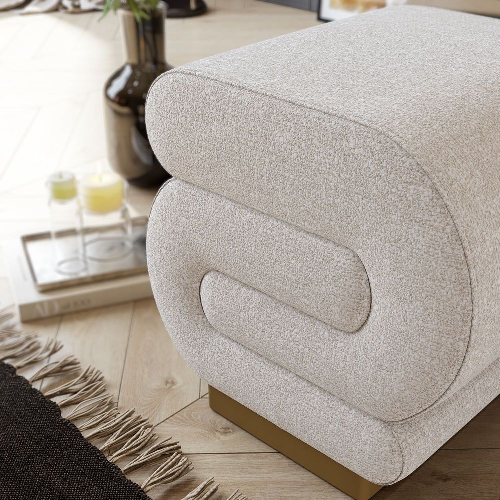 Sally - Kremasti Pouf slika 4